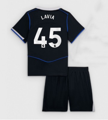 Chelsea Romeo Lavia #45 Tredje trøje Børn 2025-26 Kort ærmer (+ korte bukser)